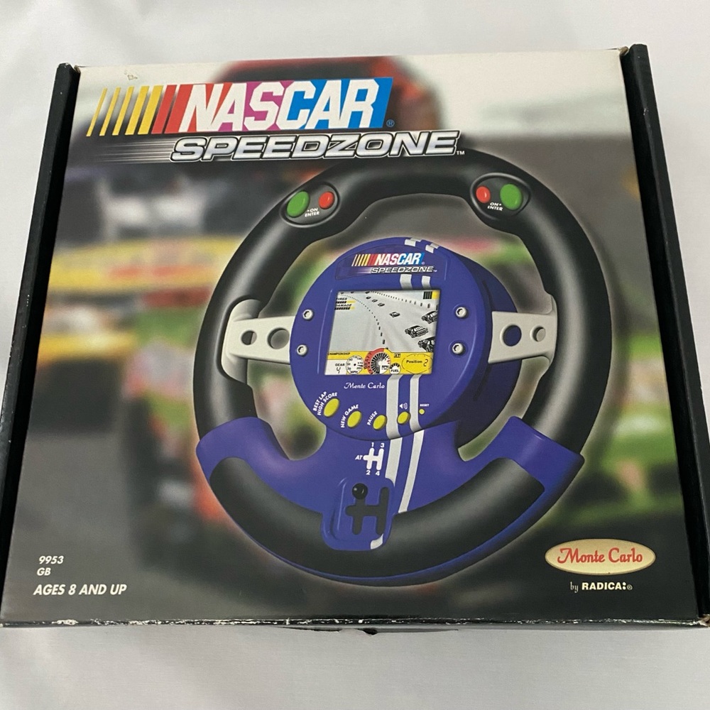 NASCAR Speedzone Game Toy 1999 New VTG